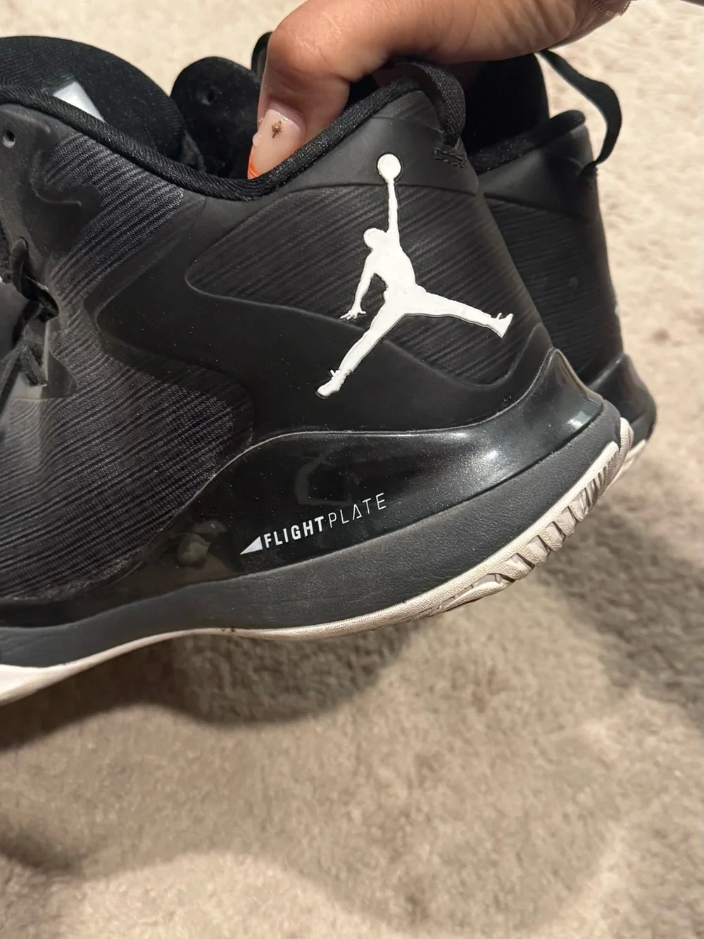 Jordan Men's Mid-Top Basketball Shoes - Black & White